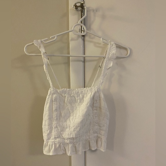 Abercrombie & Fitch white crop top - Picture 5 of 10